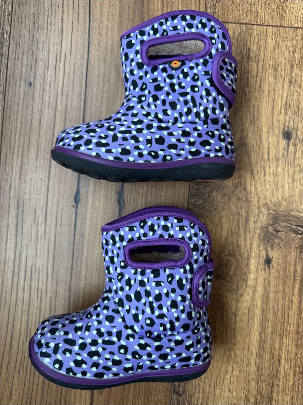 Baby Bogs toddler boots, purple, size 6